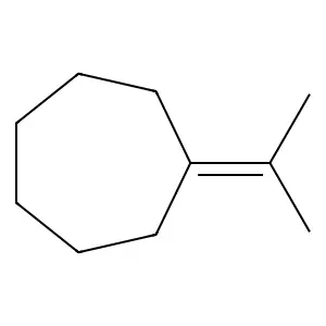 Cycloheptane, (1-methylethylidene)- structure