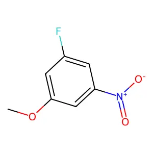 1-Fluoro-3-methoxy-5-nitrobenzene structure
