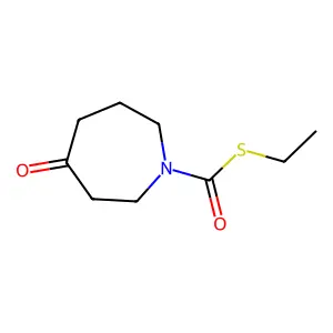 1H-Azepine-1-carbothioic acid, hexahydro-4-oxo-, S-ethyl ester structure