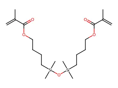 1,3-BIS(4-METHACRYLOXYBUTYL)TETRAMETHYLDISILOXANE structure