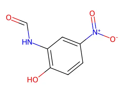 N-(2-Hydroxy-5-nitrophenyl)formamide structure
