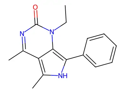 6H-Pyrrolo(3,4-d)pyrimidin-2(1H)-one, 4,5-dimethyl-1-ethyl-7-phenyl- structure