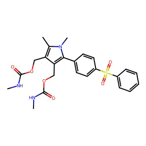 1H-Pyrrole-3,4-dimethanol,1,2-dimethyl-5-[4- phenyl]-,bis structure