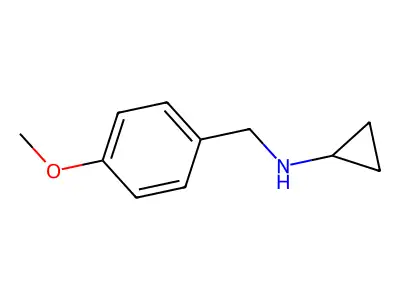 N-((4-methoxyphenyl)methyl)cyclopropanamine structure