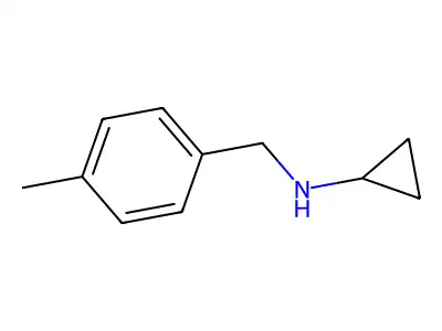N-((4-methylphenyl)methyl)cyclopropanamine structure