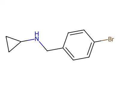 N-(4-bromobenzyl)cyclopropanamine structure