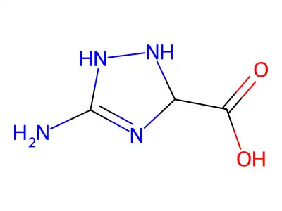 5-amino-2,3-dihydro-1H-1,2,4-triazole-3-carboxylic Acid structure