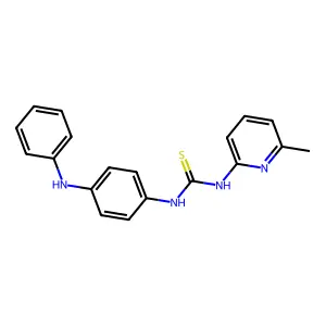 1-(6-Methylpyridin-2-yl)-3-[4-(phenylamino)phenyl]thiourea structure
