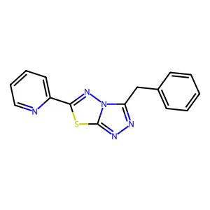 3-Benzyl-6-(2-pyridinyl)[1,2,4]triazolo[3,4-b][1,3,4]thiadiazole structure