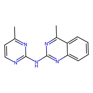 4-methyl-N-(4-methylpyrimidin-2-yl)quinazolin-2-amine structure