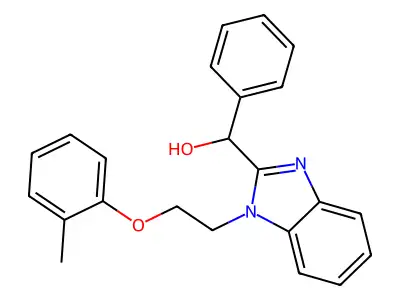 [1-[2-(2-Methylphenoxy)ethyl]benzimidazol-2-yl]-phenylmethanol structure