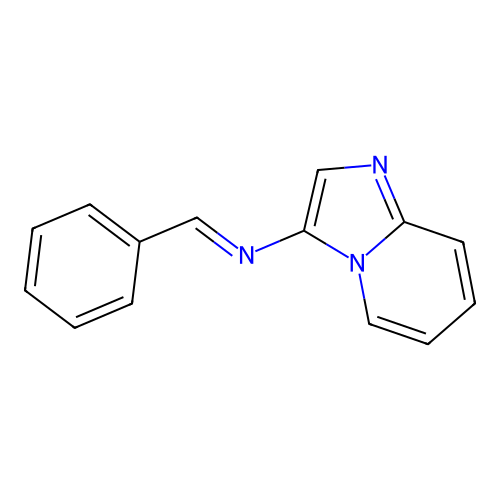 N-imidazo[1,2-a]pyridin-3-yl-1-phenylmethanimine structure