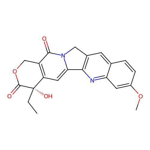 11-Methoxycamptothecin structure