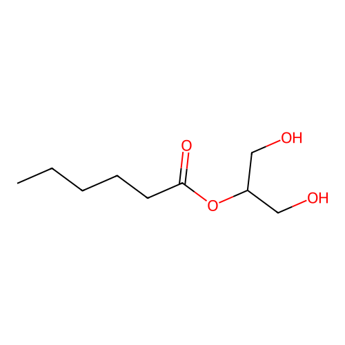 2-Caproylglycerol structure