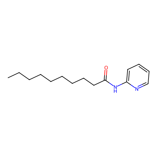 N-(2-pyridinyl)decanamide structure