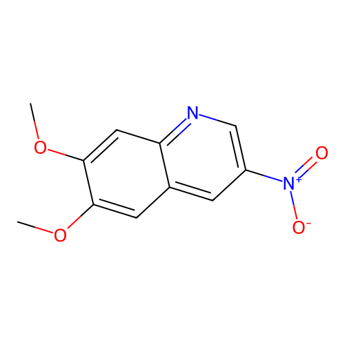 6,7-Dimethoxy-3-nitroquinoline structure