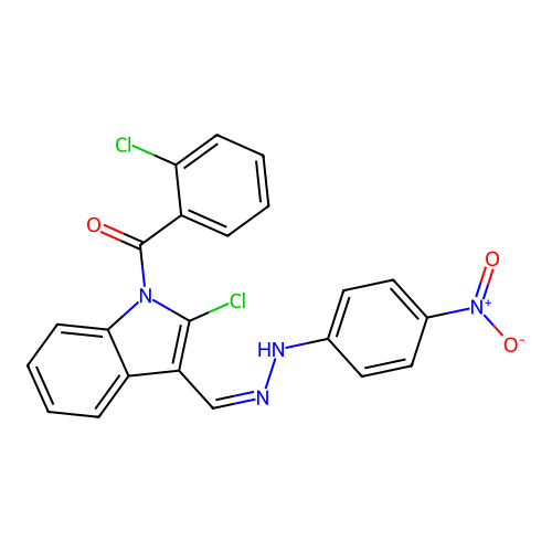 Chemical Compound (C22H14Cl2N4O3) structure