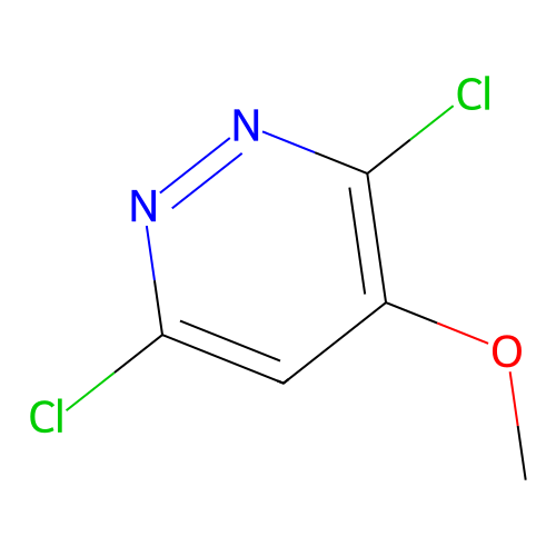 3,6-Dichloro-4-methoxypyridazine structure