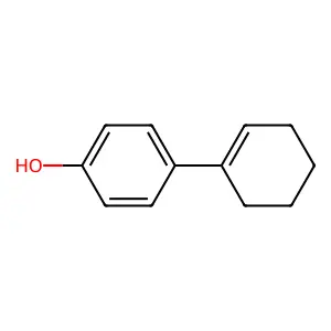 Phenol, p-(1-cyclohexen-1-yl)- structure