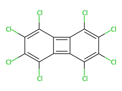 Biphenylene, octachloro- structure