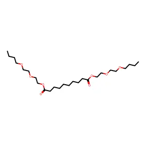 Decanedioic acid, 1,10-bis[2-(2-butoxyethoxy)ethyl] ester structure