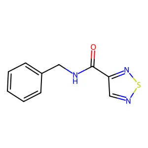 N-benzyl-1,2,5-thiadiazole-3-carboxamide structure