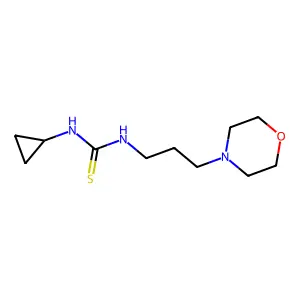 1-Cyclopropyl-3-(3-morpholin-4-ylpropyl)thiourea structure