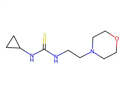 1-Cyclopropyl-3-(2-morpholin-4-ylethyl)thiourea structure