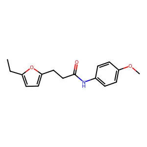 3-(5-ethylfuran-2-yl)-N-(4-methoxyphenyl)propanamide structure