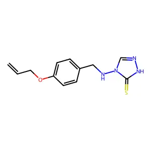 4-(4-Allyloxy-benzylamino)-4H-[1,2,4]triazole-3-thiol structure