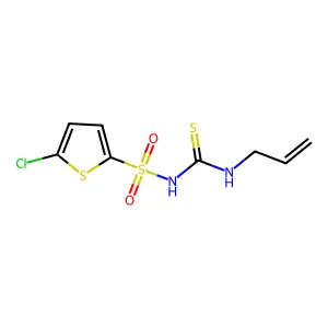 1-(5-Chlorothiophen-2-yl)sulfonyl-3-prop-2-enylthiourea structure