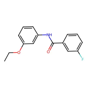 N-(3-乙氧基苯基)-3-氟苯甲酰胺 structure