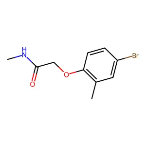 2-(4-溴-2-甲基苯氧基)-N-甲基乙酰胺 structure
