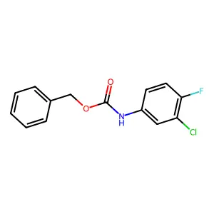 benzyl N-(3-chloro-4-fluorophenyl)carbamate structure