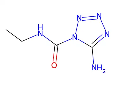 1H-Tetrazole-1-carboxamide, 5-amino-N-ethyl- structure