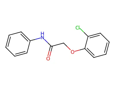 2-(2-chlorophenoxy)-N-phenylacetamide structure