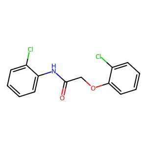 2'-Chloro-2-(2-chlorophenoxy)acetanilide structure