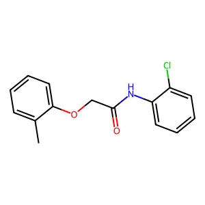 N-(2-chlorophenyl)-2-(2-methylphenoxy)acetamide structure