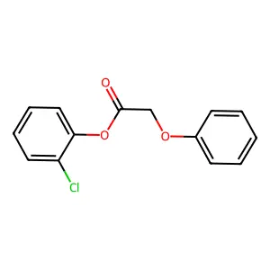 2-Chlorophenyl phenoxyacetate structure