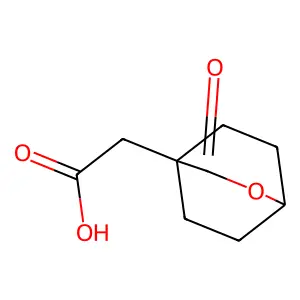 (3-Oxo-2-oxabicyclo[2.2.2]octan-4-yl)acetic acid structure