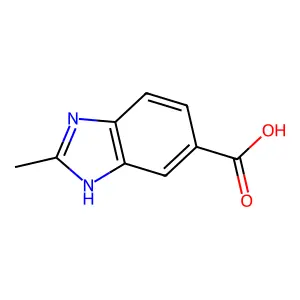 2-methyl-1H-1,3-benzodiazole-5-carboxylic acid structure