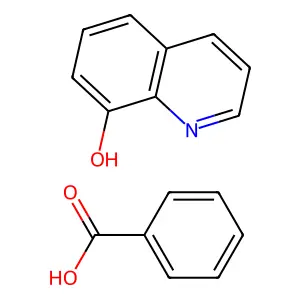 8-Quinolinol, benzoate (1:1) structure