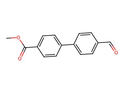 Benzoic acid, 4-benzoyl-, methyl ester structure