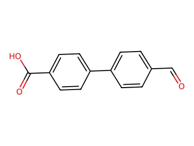 4-(4-formylphenyl)benzoic Acid structure