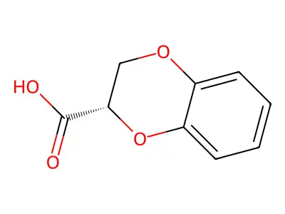 1,4-Benzodioxane-2-carboxylic acid structure
