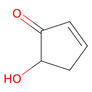 2-Cyclopenten-1-one, 5-hydroxy- structure