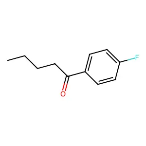 1-(4-Fluorophenyl)pentan-1-one structure