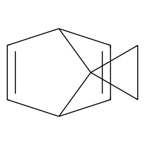 Spiro(bicyclo(2.2.1)hepta-2,5-diene-7,1'-cyclopropane) structure