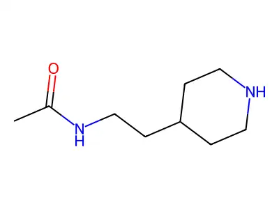 N-(2-(4-Piperidinyl)ethyl)acetamide structure