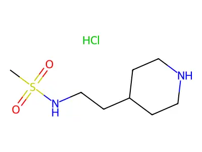 N-(2-(Piperidin-4-yl)ethyl)methanesulfonamide structure